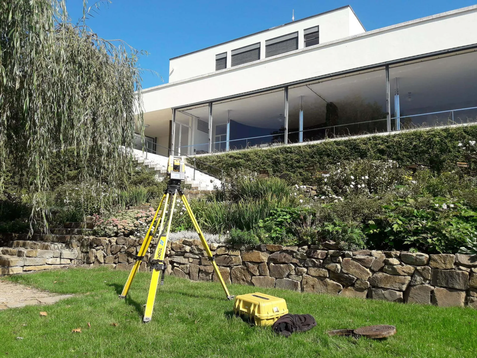 Geodetický monitoring vily Tugendhat
